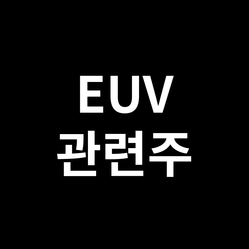 EUV 관련주 대장주 TOP5 | 국내, 미국, 해외, 테마주, ETF 등