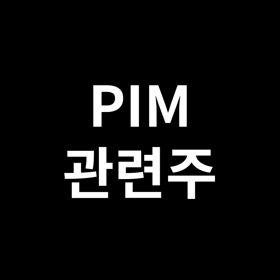 PIM 관련주 대장주 TOP5 | 국내, 미국, 해외, 테마주, ETF 등